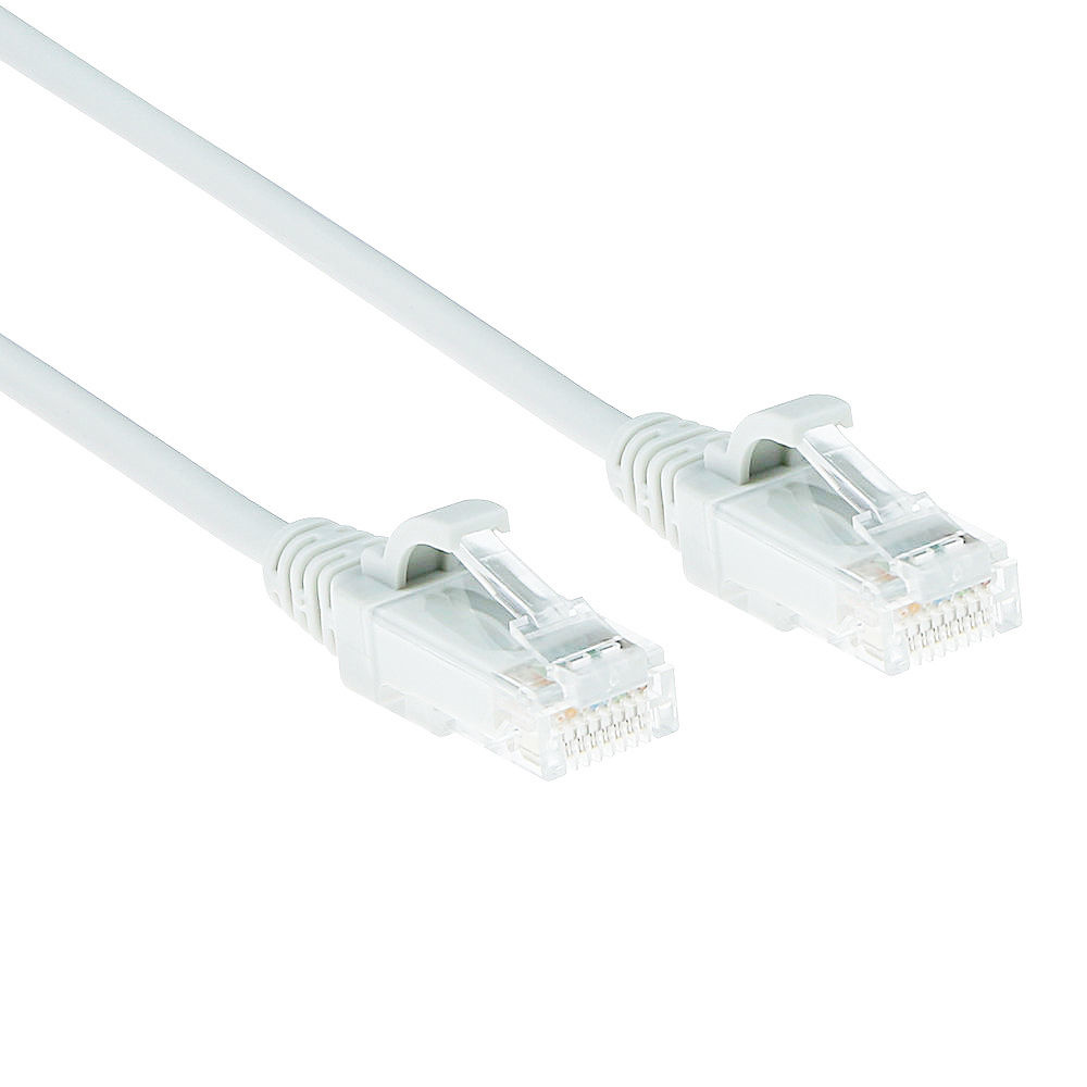 Startech 1m White Slim CAT6 Ethernet Cable, Snagless, 28AWG, LSZH - Patch cable - RJ-45 (M) to RJ-45 (M) - 1 m - 3.6 mm - UTP - CAT 5/5e/6 - IEEE 802.3bt - halogen-free, snagless - white