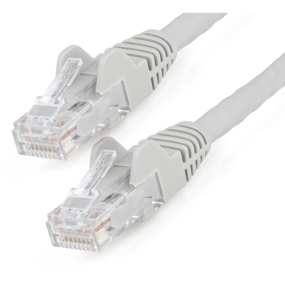 Startech 10m Black Slim CAT6 Ethernet Cable, Snagless, 28AWG, LSZH - Patch cable - RJ-45 (M) to RJ-45 (M) - 10 m - 3.6 mm - UTP - CAT 5/5e/6 - IEEE 802.3bt - halogen-free, snagless - black
