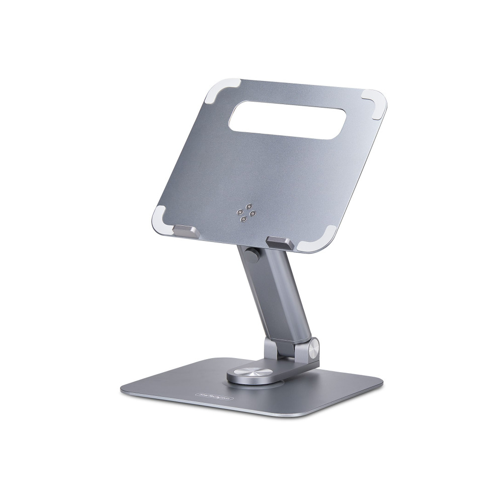 Startech - Notebook stand - 360° swivel, telescopic height adjustment - desktop - silver