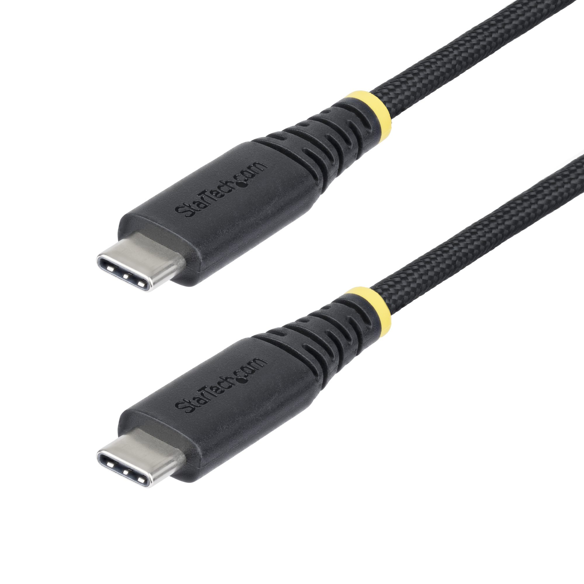StarTech 13ft (4m) USB-C Charging Cable, USB C Cable, 60W 3A PD - USB cable - USB-C (M) to USB-C (M) - USB 2.0 - 5 / 9 / 12 / 15 / 20 V - 3 A - 4 m - passive, USB Power Delivery (60W) - black