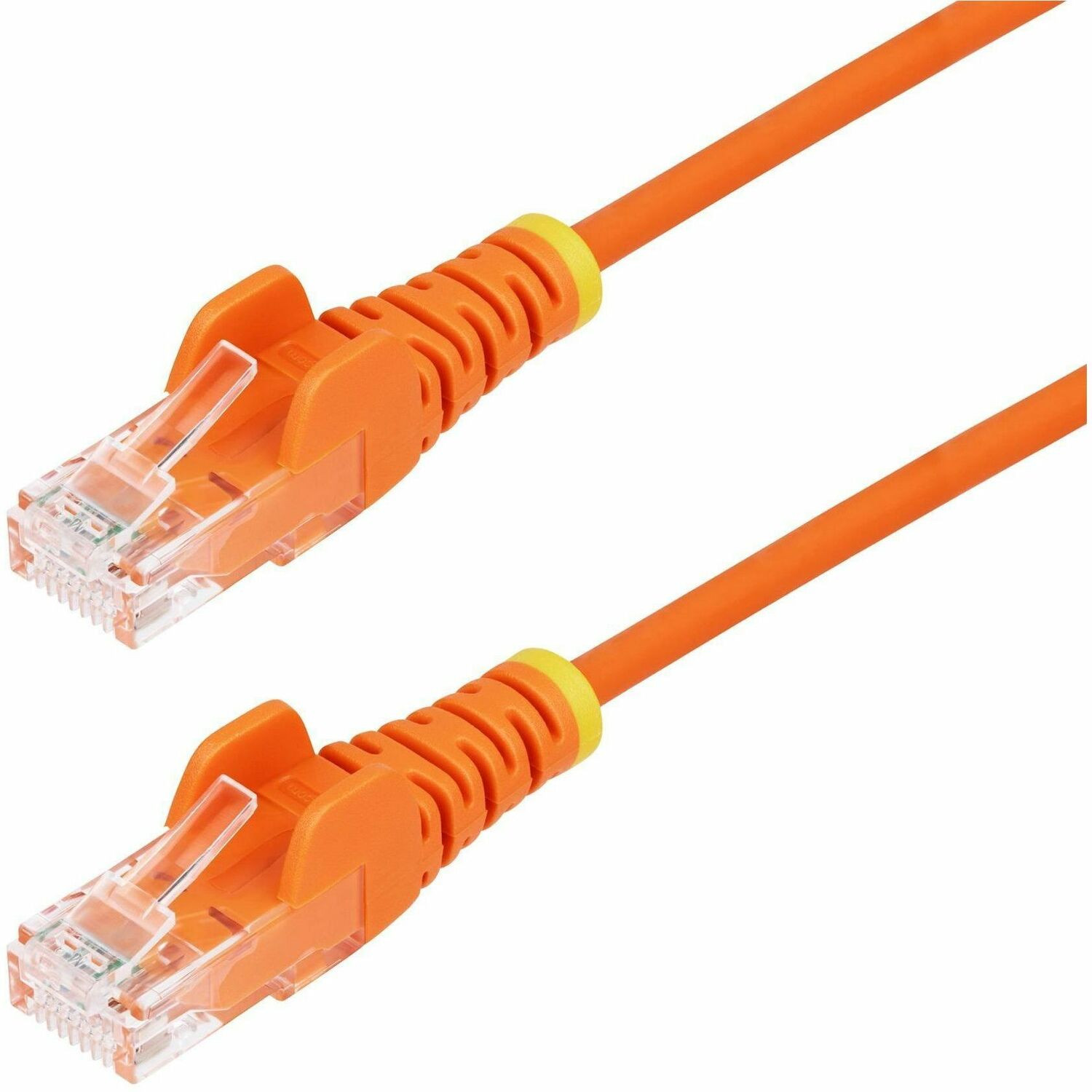 Startech 1m Orange Slim CAT6 Ethernet Cable, Snagless, 28AWG, LSZH - Patch cable - RJ-45 (M) to RJ-45 (M) - 1 m - 3.6 mm - UTP - CAT 5/5e/6 - IEEE 802.3bt - halogen-free, snagless - orange