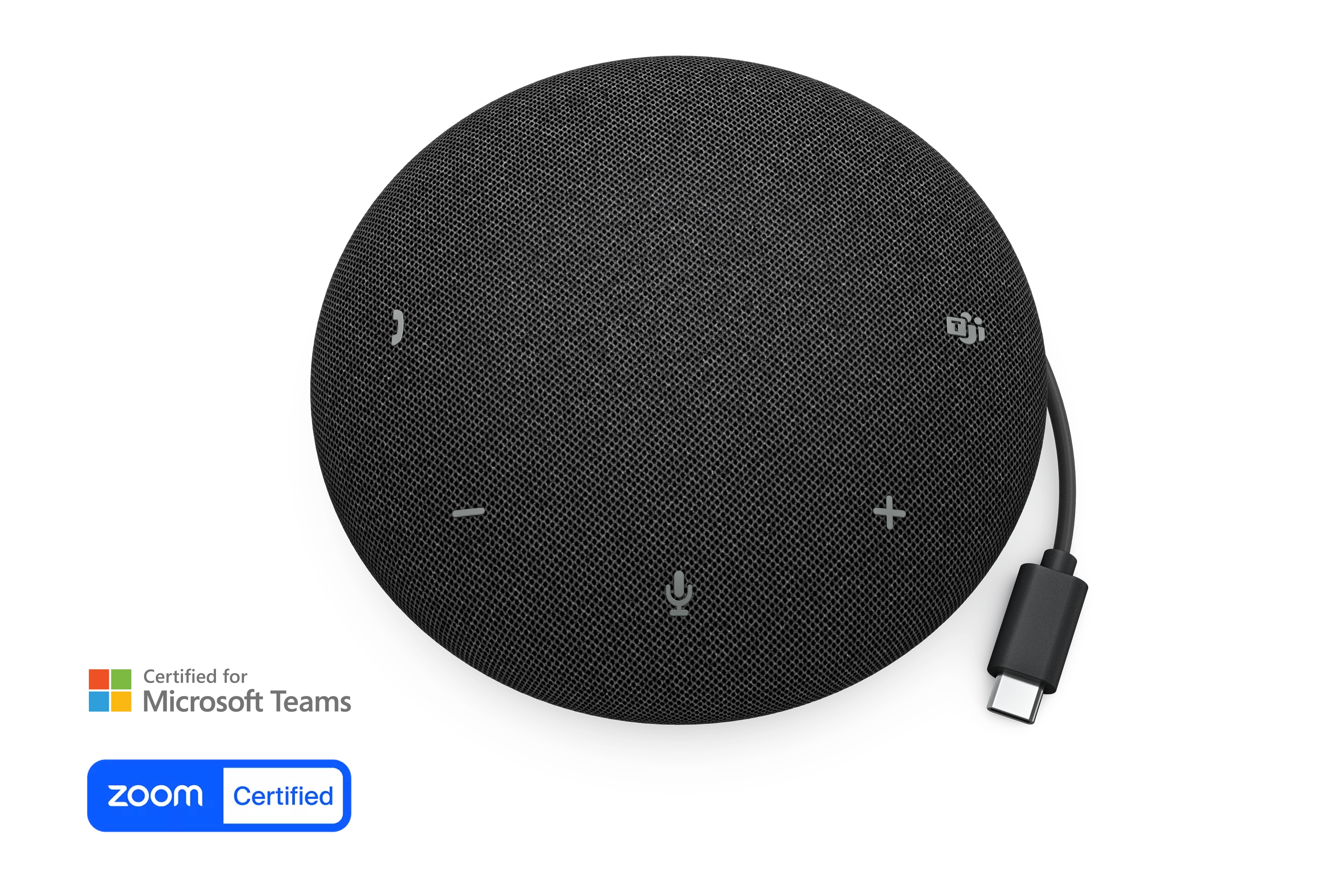Dell Pro SP325 - Speakerphone hands-free - wired - active noise cancelling - USB-C - Certified for Microsoft Teams, Zoom Certified