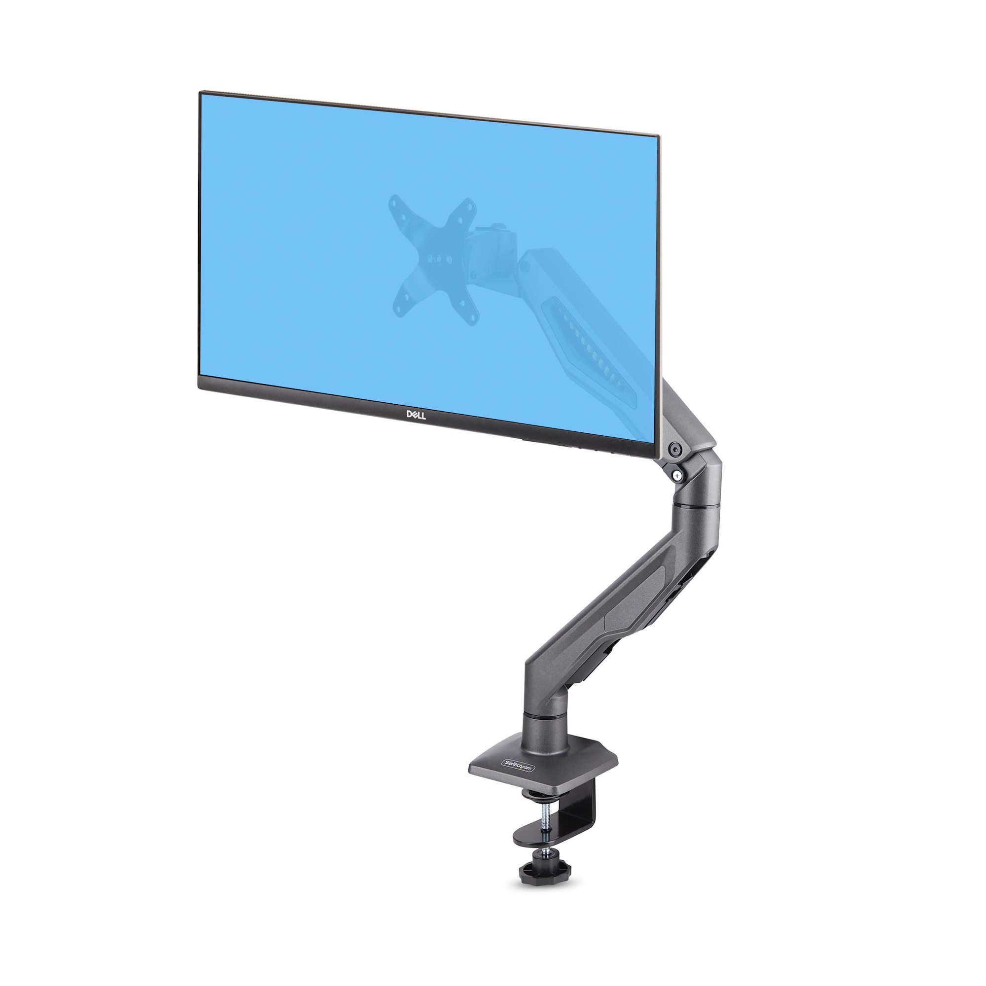 Startech Desk Mount Monitor Arm, Up To 32" Display, C-Clamp, TAA - Mounting kit (articulating arm, C-clamp) - for Monitor - plastic, steel - black - screen size: 17"-27" - desk-mountable - TAA Compliant