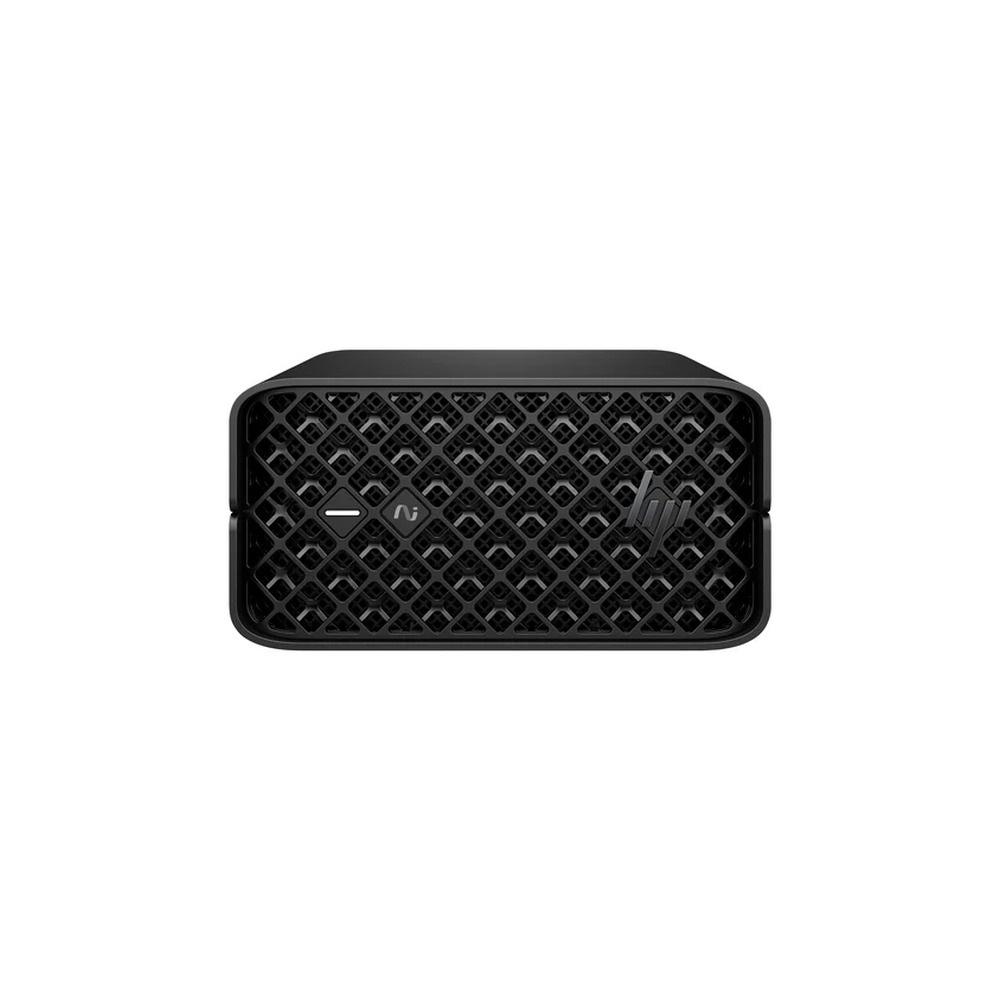 HP Workstation Z2 G1a - Copilot+ PC, AI PC, AI Workstation - mini 4U - 1 x Ryzen AI Max Pro 385 / up to 5 GHz - RAM 64 GB - SSD 1 TB - NVMe, TLC - Radeon 8050S - Gigabit Ethernet, 2.5 Gigabit Ethernet - Win 11 Pro - monitor: none - keyboard: UK - jet blac