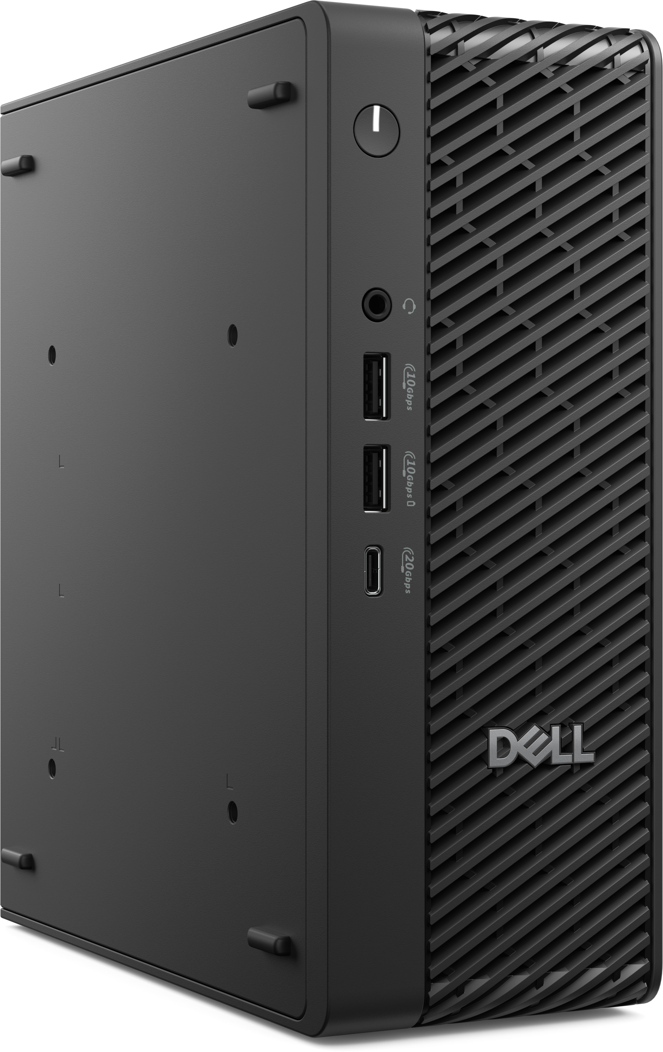 Dell Pro Max Micro FCM2250 - Micro Core Ultra 7 265 / up to 5.3 GHz - vPro Enterprise - RAM 16 GB - SSD 512 GB - SED, NVMe, TLC - RTX A400 - Gigabit Ethernet, Bluetooth, IEEE 802.11ax (Wi-Fi 6), IEEE 802.11be (Wi-Fi 7) - Win 11 Pro - monitor: none - black