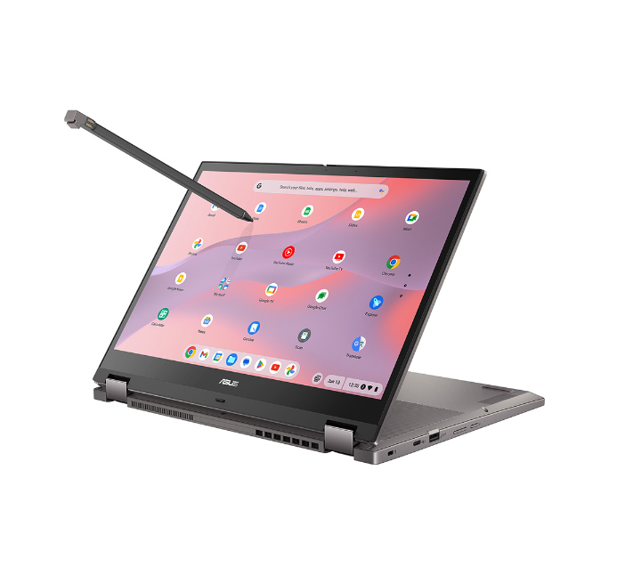 ASUS Chromebook Flip CB3 CB3401FBA-LZ0347 - Flip design - Intel Core i7 - 1255U / up to 4.7 GHz - Chrome OS - Intel Iris Xe Graphics - 8 GB RAM - 256 GB SSD NVMe - 14" touchscreen 1920 x 1200 - Wi-Fi 6E, Bluetooth - zinc