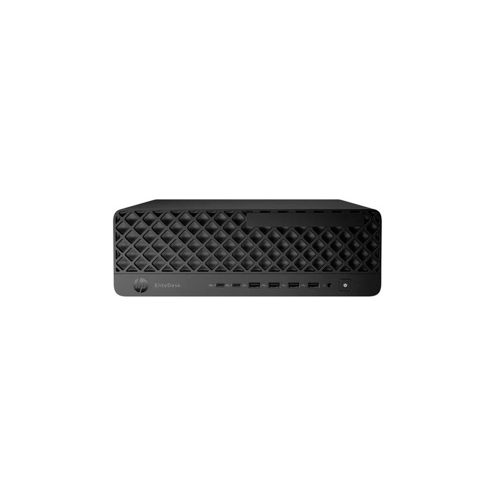 HP EliteDesk 8 G1i AI - AI PC - SFF Core Ultra 5 235 / up to 5 GHz - RAM 16 GB - SSD 512 GB - NVMe - Intel Graphics - Gigabit Ethernet, IEEE 802.11ax (Wi-Fi 6), Bluetooth 5.4, IEEE 802.11be (Wi-Fi 7) - Win 11 Pro - monitor: none - keyboard: UK - jack blac