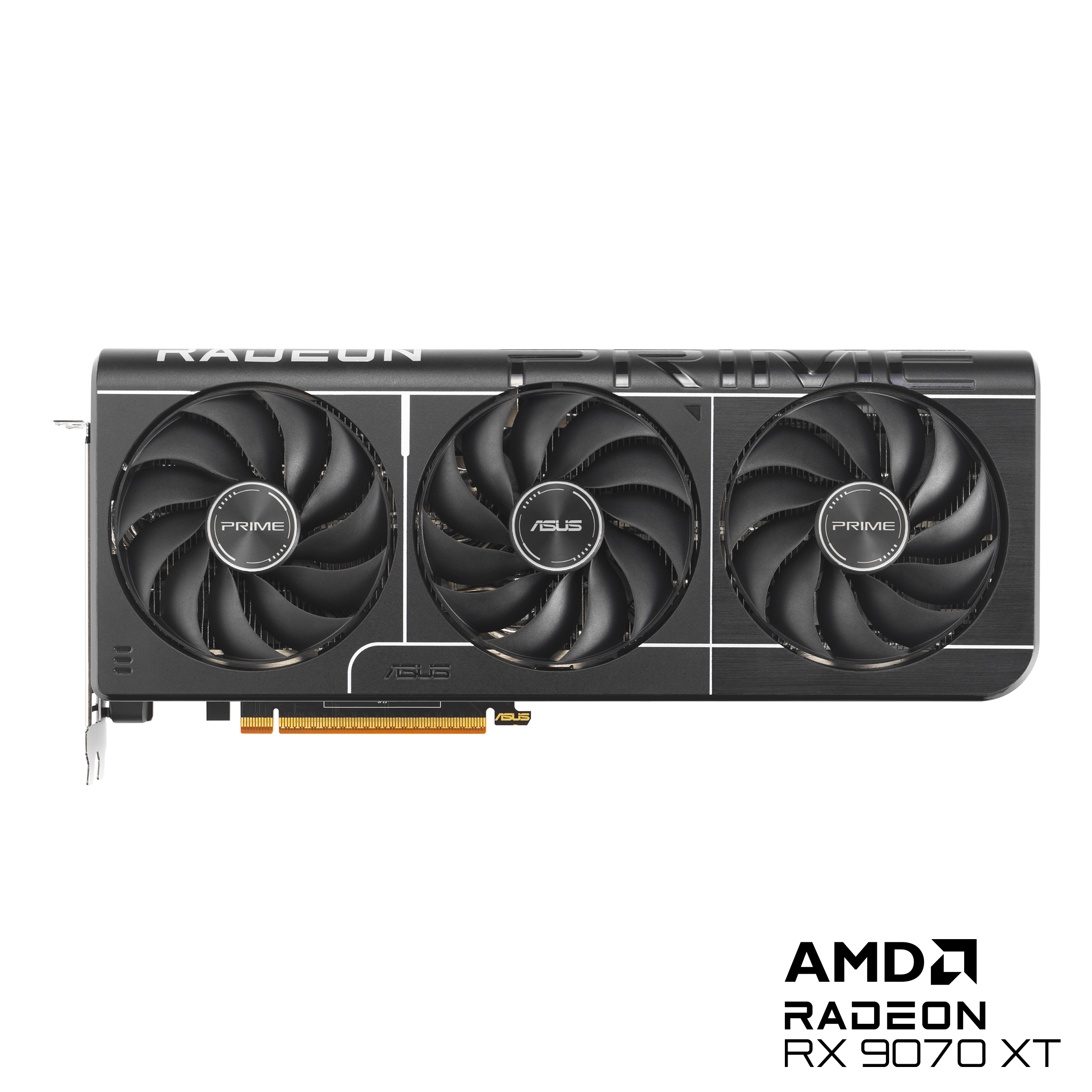 ASUS PRIME - OC Edition - graphics card - Radeon RX 9070 XT - 16 GB GDDR6 - PCI Express 5.0 - 3 x DisplayPort, HDMI - white - box