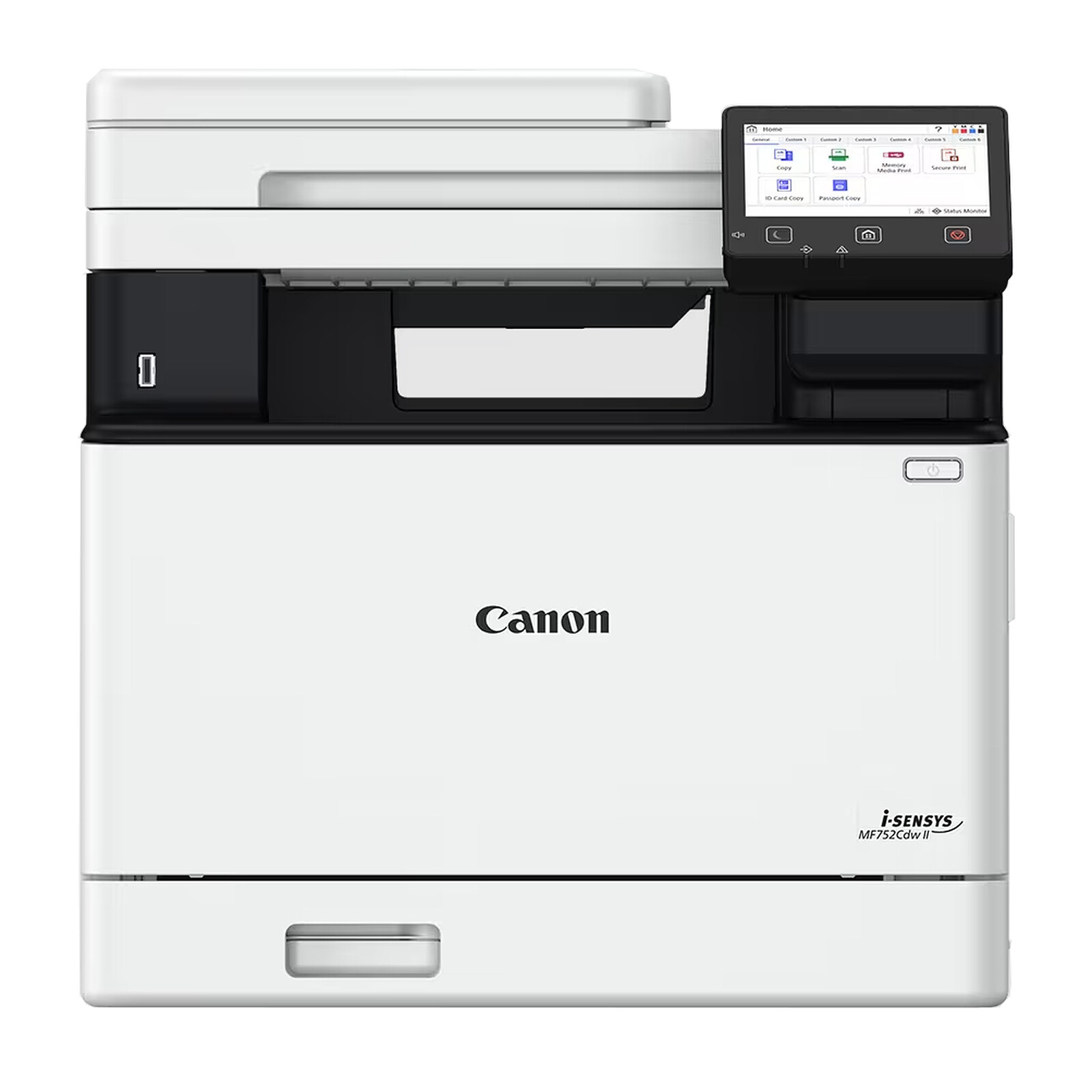 Canon i-SENSYS MF754Cdw II - Multifunction printer - colour - laser - A4 (210 x 297 mm), Legal (216 x 356 mm) (original) - A4/Legal (media) - up to 33 ppm (copying) - up to 33 ppm (printing) - 300 sheets - 33.6 Kbps - USB 2.0, Gigabit LAN, Wi-Fi(n), USB h