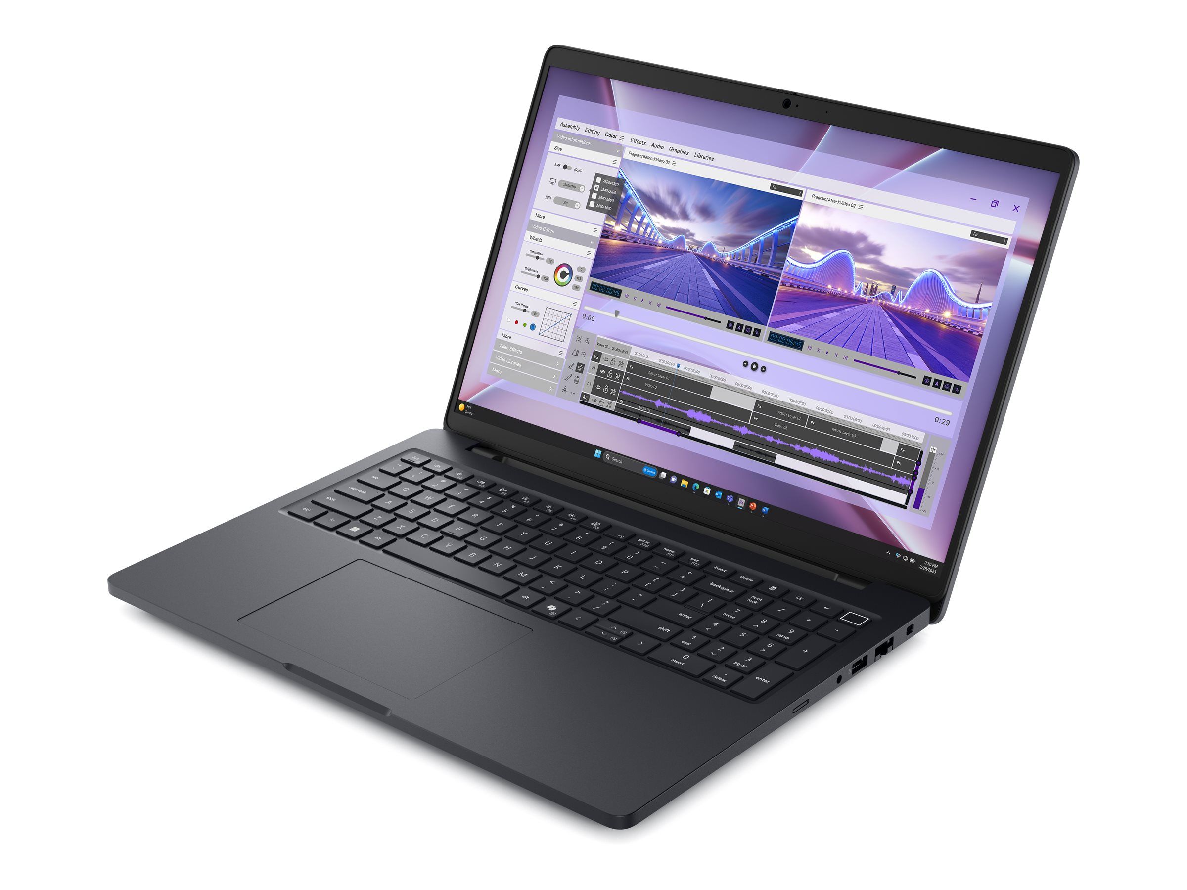 Dell Pro Max 16 MC16250 - Intel Core Ultra 7 - 265H / up to 5.3 GHz - vPro Enterprise - Win 11 Pro - RTX PRO 1000 Blackwell - 64 GB RAM - 1 TB SSD SED, NVMe, Performance - 16" 1920 x 1200 (Full HD Plus) - Gigabit Ethernet - Wi-Fi 7 - 5G NR - magnetite - B