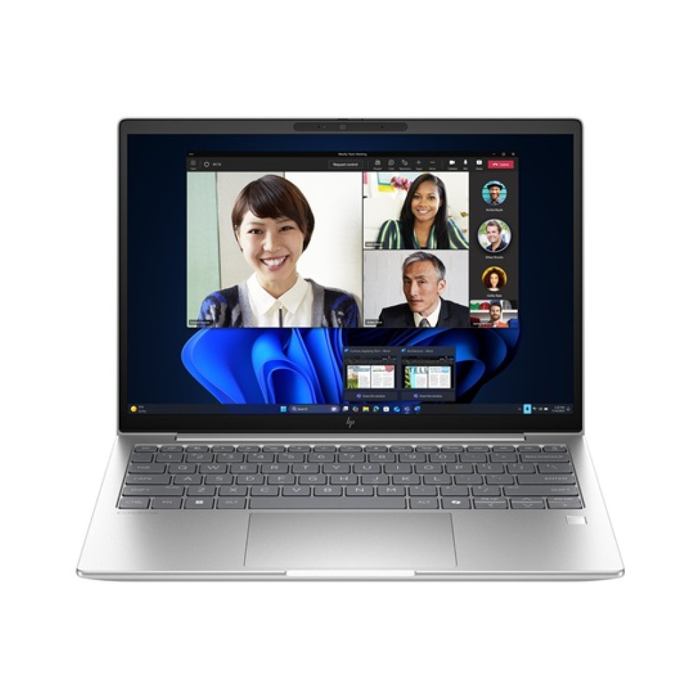 HP EliteBook 6 G1i Notebook AI - Intel Core Ultra 7 - 255U / up to 5.2 GHz - Win 11 Pro - Intel Graphics - 32 GB RAM - 512 GB SSD NVMe - 13.3" IPS touchscreen 1920 x 1200 - Ethernet - Wi-Fi 7, Bluetooth - pike silver aluminium - kbd: UK - with HP Wolf Pro