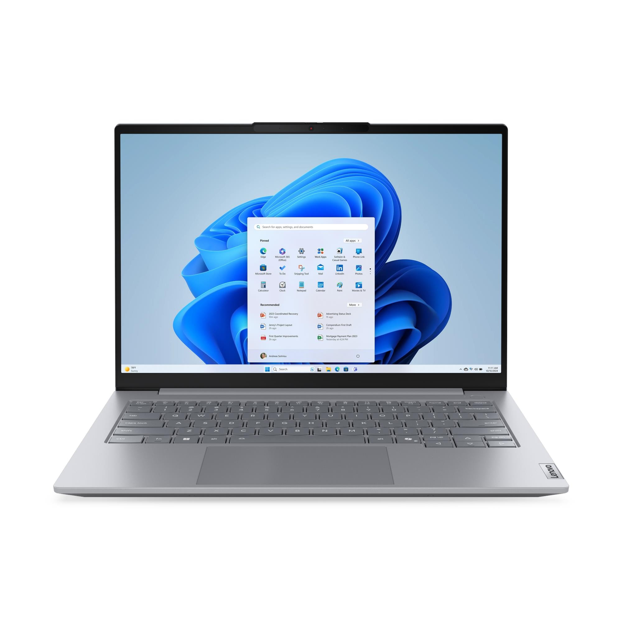 Lenovo ThinkBook 14 G9 IRL 21UY - Intel Core i5 - 13420H / up to 4.6 GHz - Win 11 Pro - UHD Graphics - 16 GB RAM - 256 GB SSD NVMe - 14" IPS 1920 x 1200 - Gigabit Ethernet - Wi-Fi 7, Bluetooth - dual tone arctic grey - kbd: UK