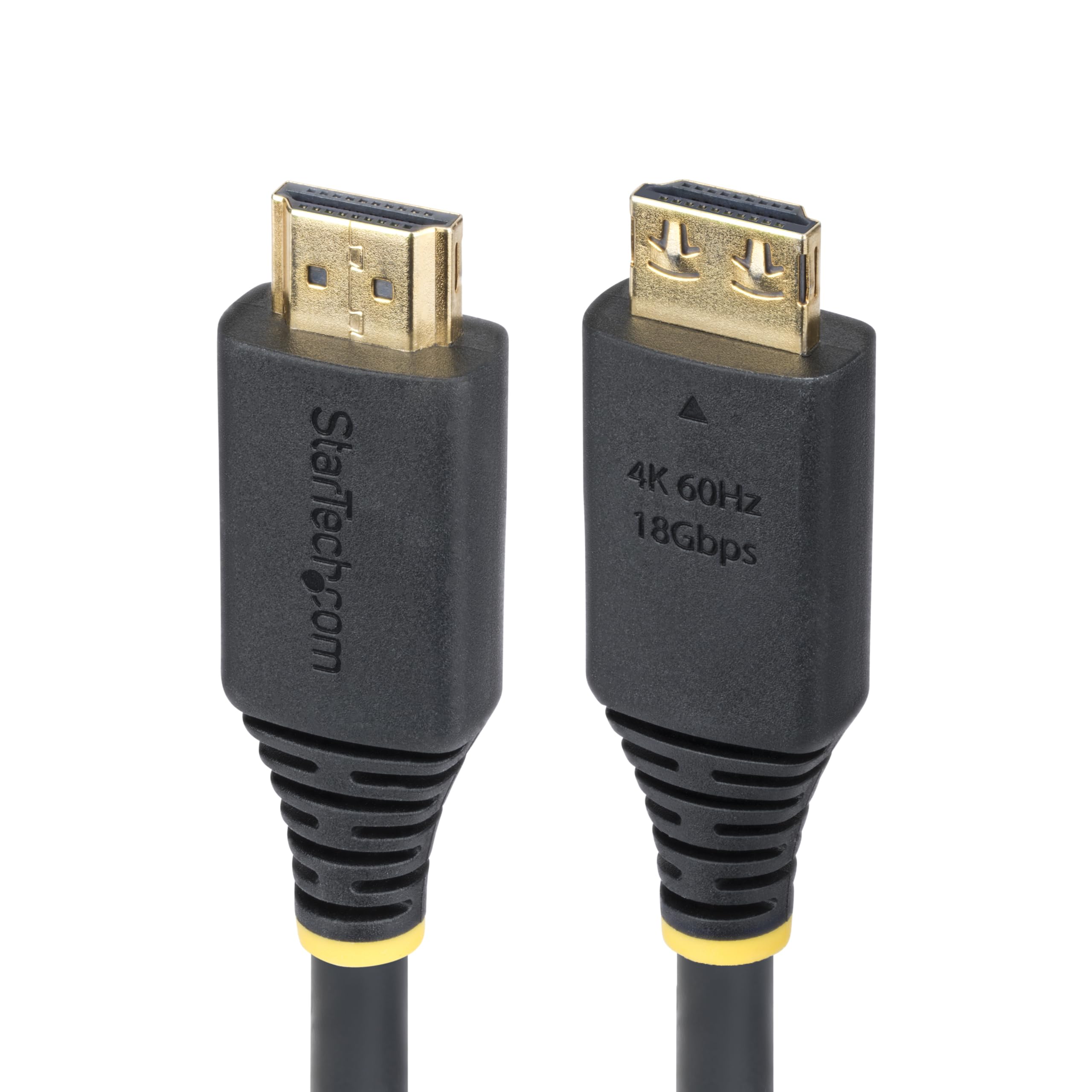 Startech - High Speed - HDMI cable - HDMI male to HDMI male - 5 m - shielded - black - halogen-free, passive, 4K60Hz support, 1440p (UWQHD) support 144Hz, 1080p support 240Hz